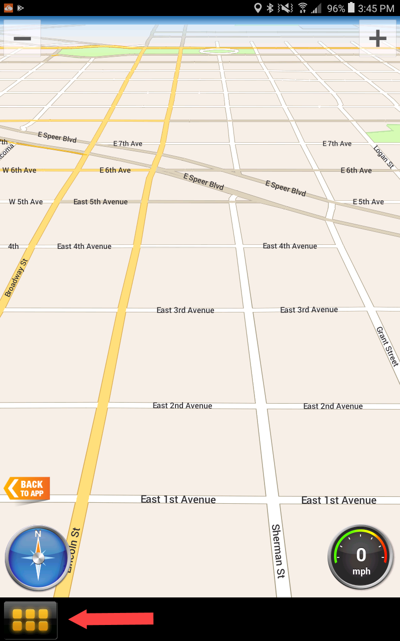 Prevent 2D navigation map from rotating – Blue Dot Solutions