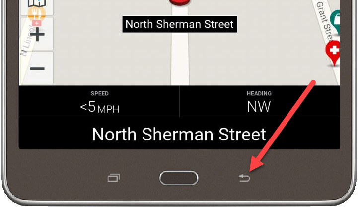 How do I exit Navigation to go back to my load? – Blue Dot Solutions